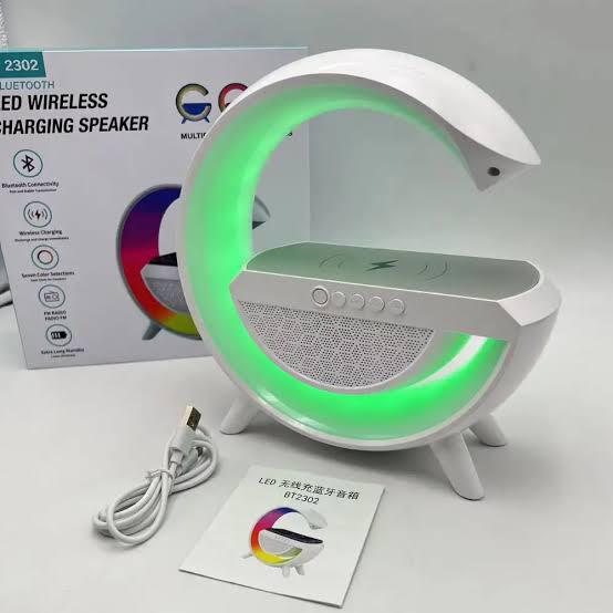 BT-3401 LED Wireless Phone Charger Bluetooth Speaker